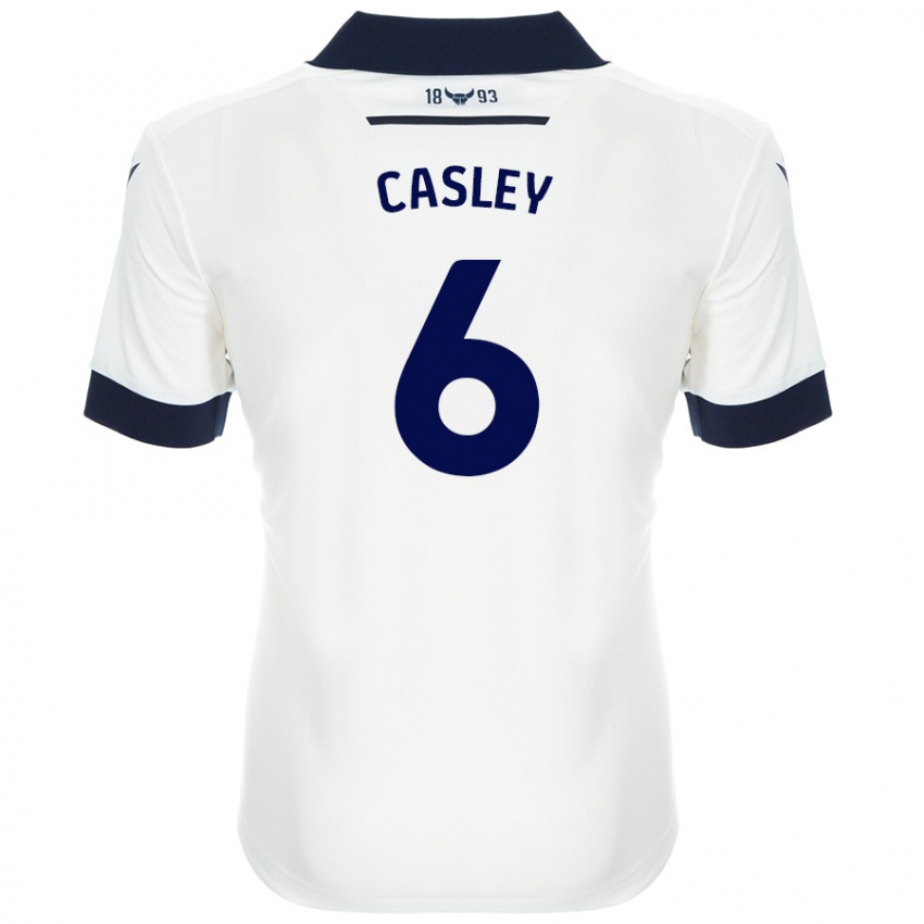 Criança Camisola Riva Casley #6 Azul-Marinho Branco Alternativa 2024/25 Camisa Brasil