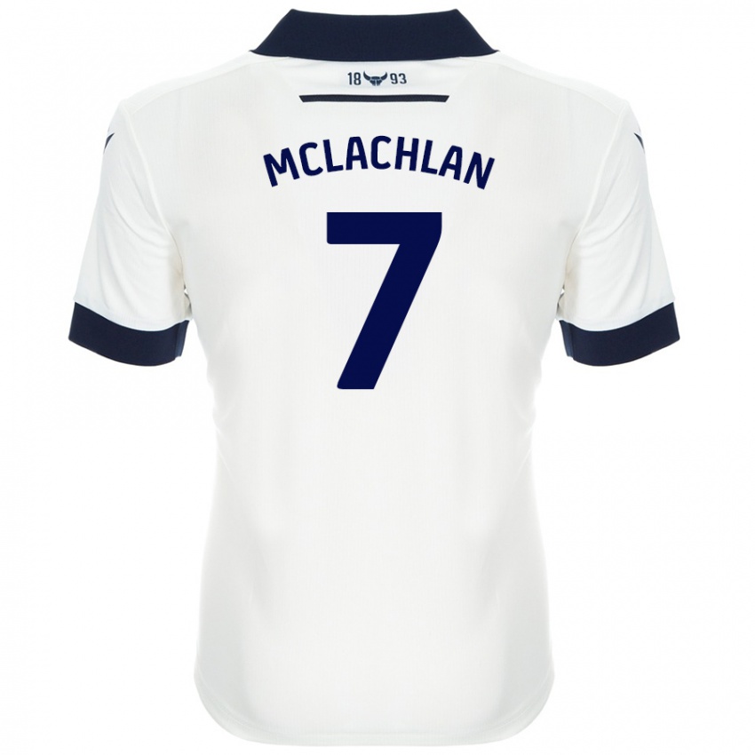 Criança Camisola Daisy Mclachlan #7 Azul-Marinho Branco Alternativa 2024/25 Camisa Brasil