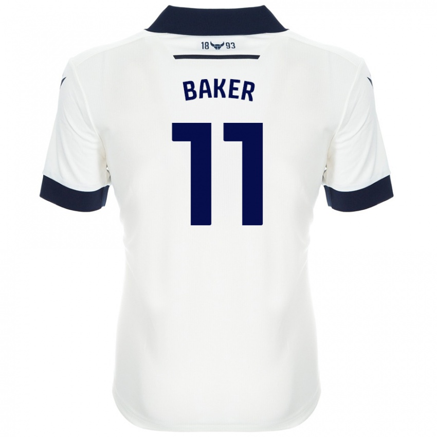 Criança Camisola Sophie Baker #11 Azul-Marinho Branco Alternativa 2024/25 Camisa Brasil