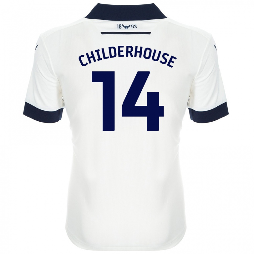 Criança Camisola Molly Childerhouse #14 Azul-Marinho Branco Alternativa 2024/25 Camisa Brasil