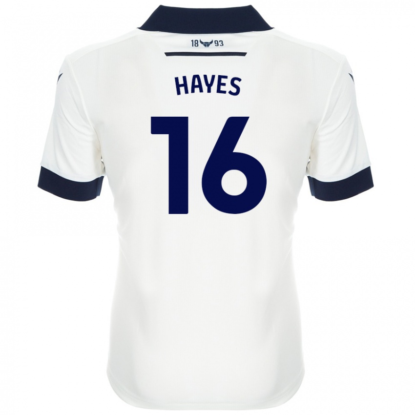 Criança Camisola Georgia Hayes #16 Azul-Marinho Branco Alternativa 2024/25 Camisa Brasil