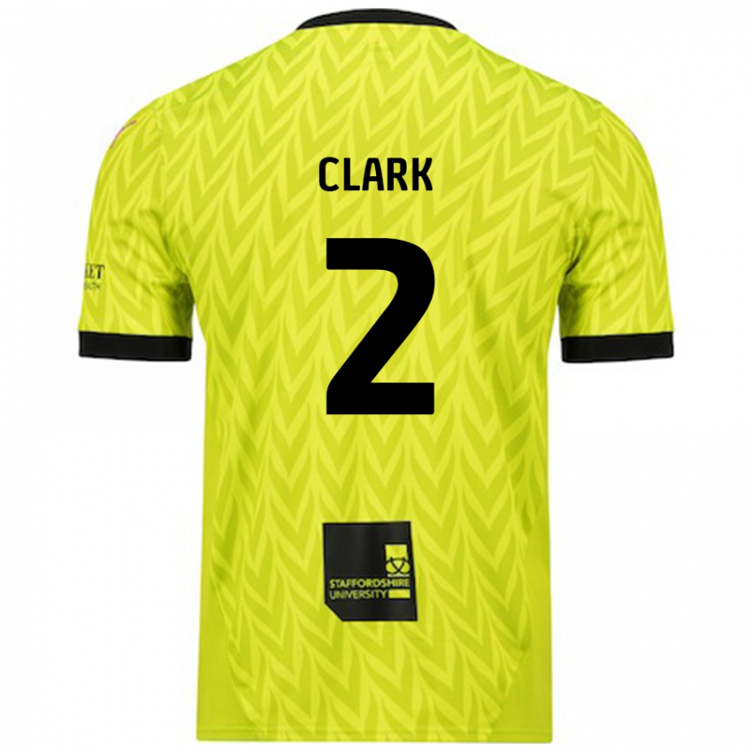 Criança Camisola Mitch Clark #2 Verde Fluorescente Alternativa 2024/25 Camisa Brasil