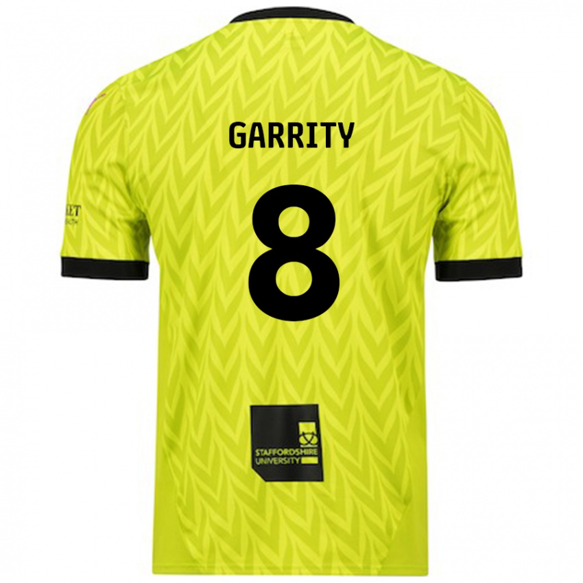 Criança Camisola Ben Garrity #8 Verde Fluorescente Alternativa 2024/25 Camisa Brasil