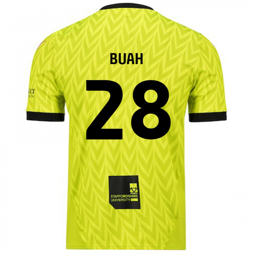 Criança Camisola Andrew Buah #28 Verde Fluorescente Alternativa 2024/25 Camisa Brasil