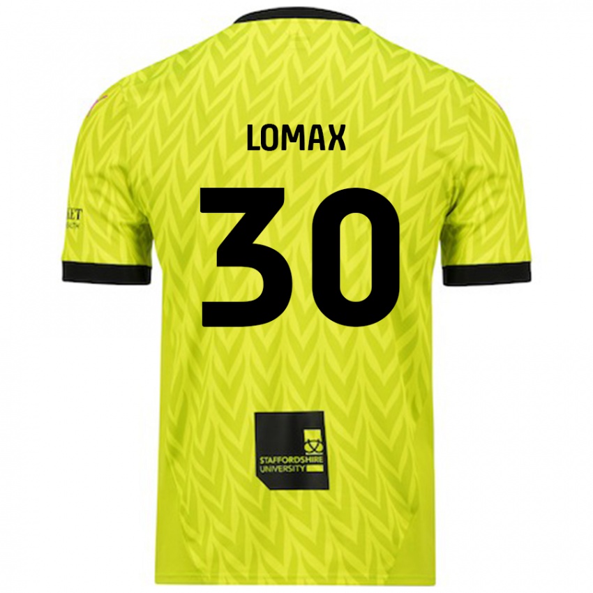 Criança Camisola Ben Lomax #30 Verde Fluorescente Alternativa 2024/25 Camisa Brasil