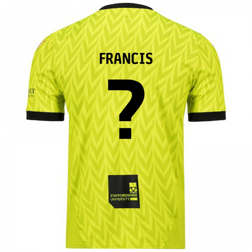 Criança Camisola Louis Francis #0 Verde Fluorescente Alternativa 2024/25 Camisa Brasil