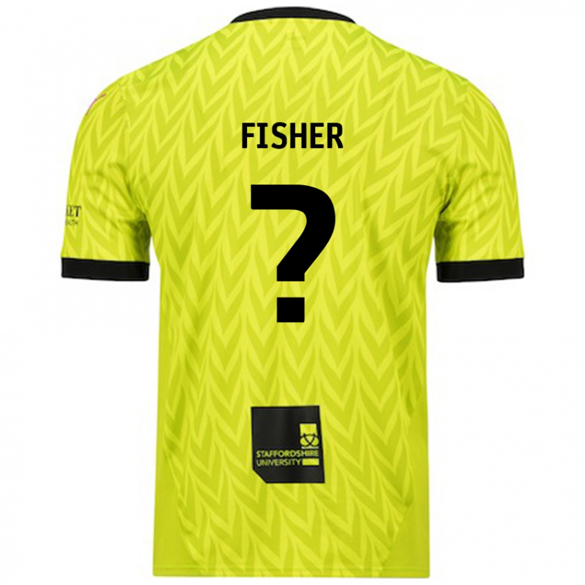 Criança Camisola Elijah Fisher #0 Verde Fluorescente Alternativa 2024/25 Camisa Brasil