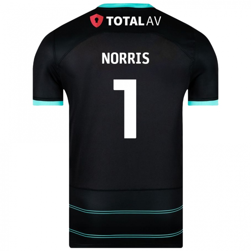 Criança Camisola Will Norris #1 Preto Alternativa 2024/25 Camisa Brasil