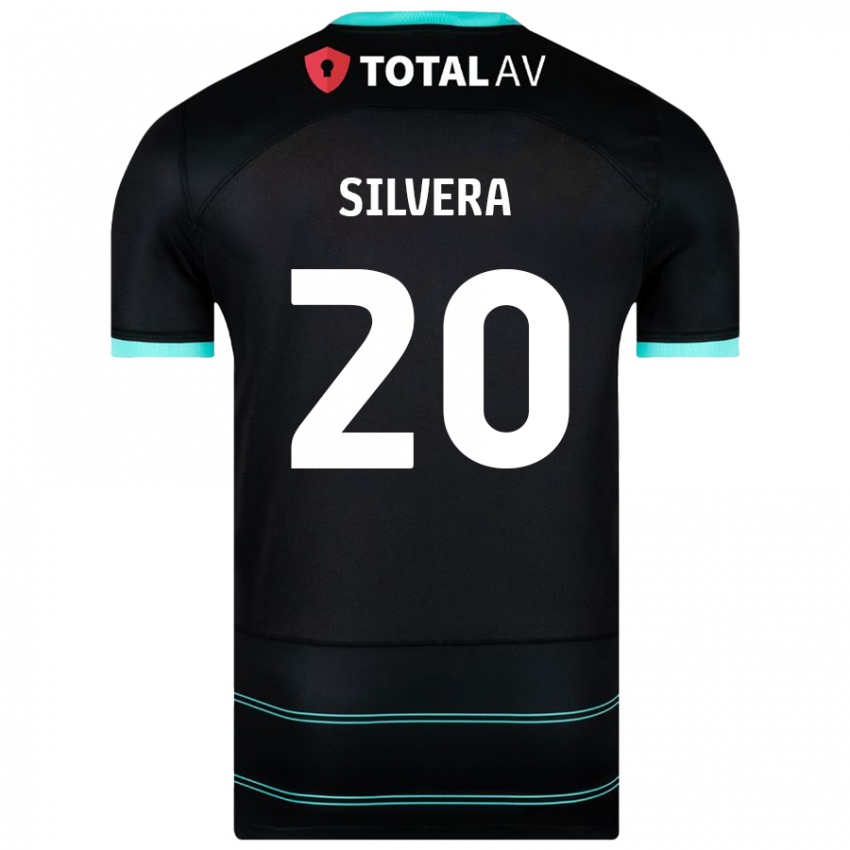 Criança Camisola Sam Silvera #20 Preto Alternativa 2024/25 Camisa Brasil