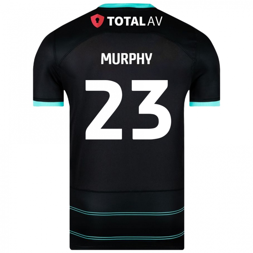 Criança Camisola Josh Murphy #23 Preto Alternativa 2024/25 Camisa Brasil