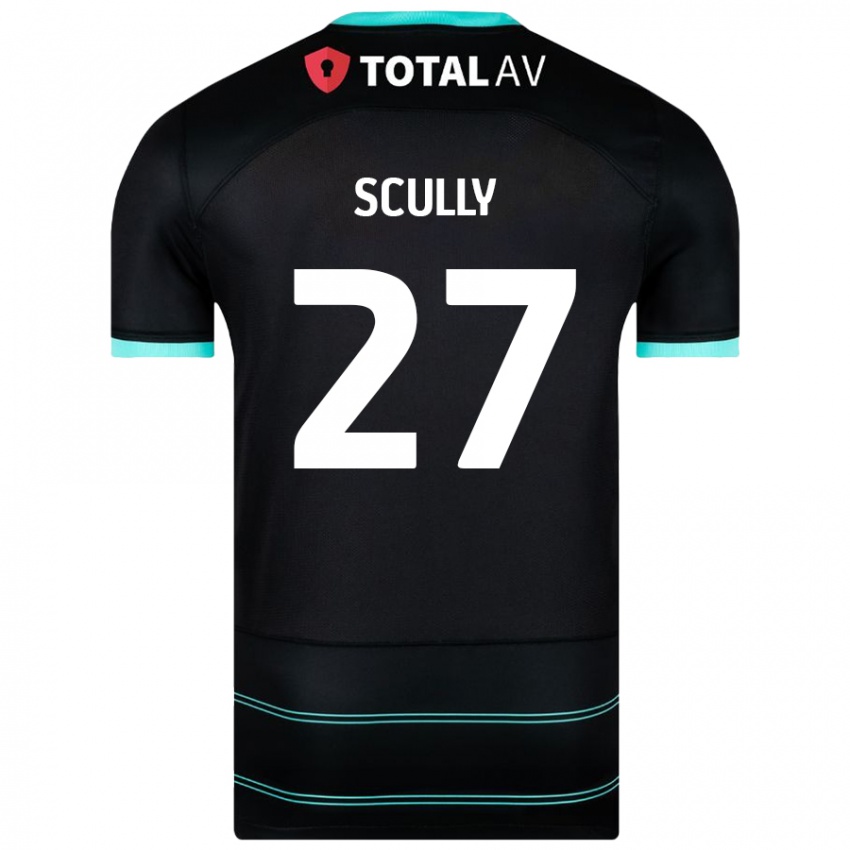 Criança Camisola Anthony Scully #27 Preto Alternativa 2024/25 Camisa Brasil