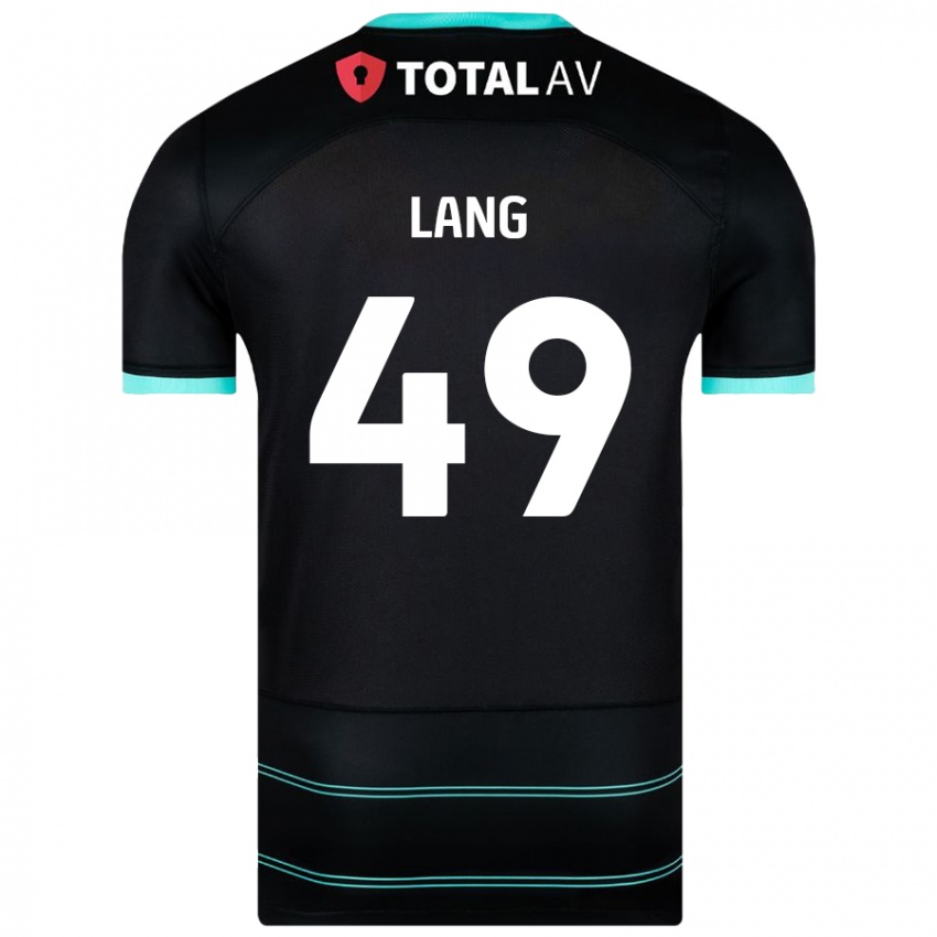 Criança Camisola Callum Lang #49 Preto Alternativa 2024/25 Camisa Brasil