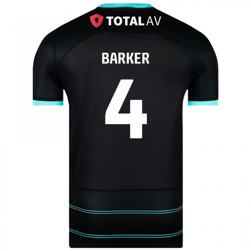 Criança Camisola Sophie Barker #4 Preto Alternativa 2024/25 Camisa Brasil