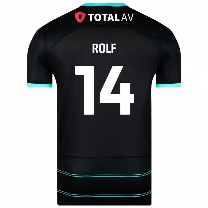 Criança Camisola Annie Rolf #14 Preto Alternativa 2024/25 Camisa Brasil