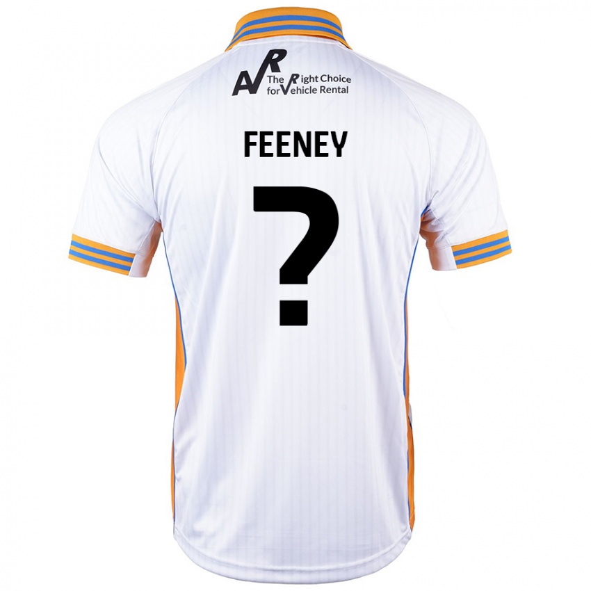 Criança Camisola Josh Feeney #0 Branco Alternativa 2024/25 Camisa Brasil