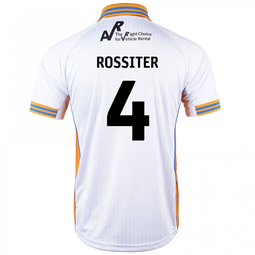 Criança Camisola Jordan Rossiter #4 Branco Alternativa 2024/25 Camisa Brasil