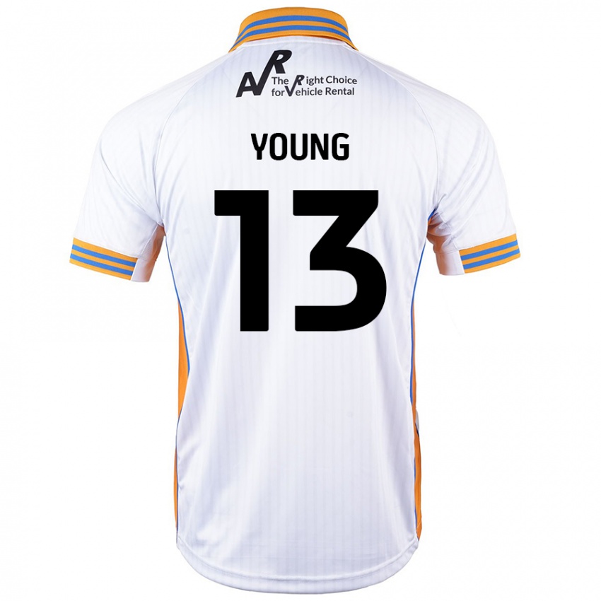 Criança Camisola Joe Young #13 Branco Alternativa 2024/25 Camisa Brasil