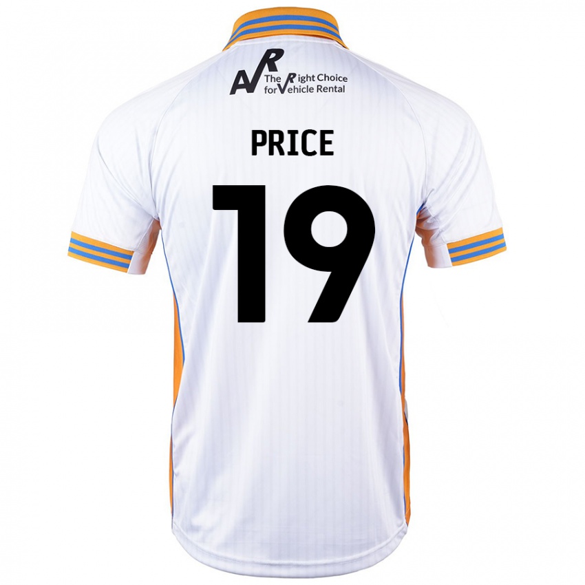 Criança Camisola Jack Price #19 Branco Alternativa 2024/25 Camisa Brasil