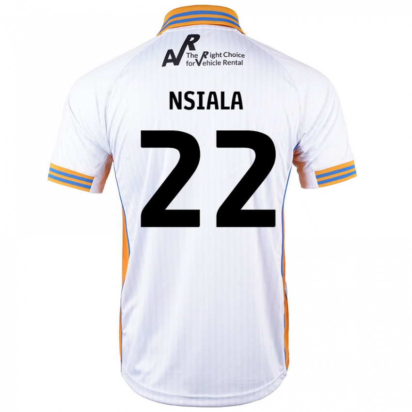 Criança Camisola Toto Nsiala #22 Branco Alternativa 2024/25 Camisa Brasil