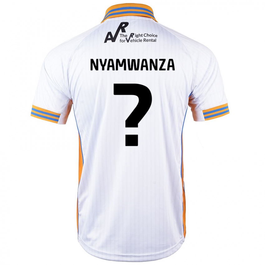 Criança Camisola Simba Nyamwanza #0 Branco Alternativa 2024/25 Camisa Brasil