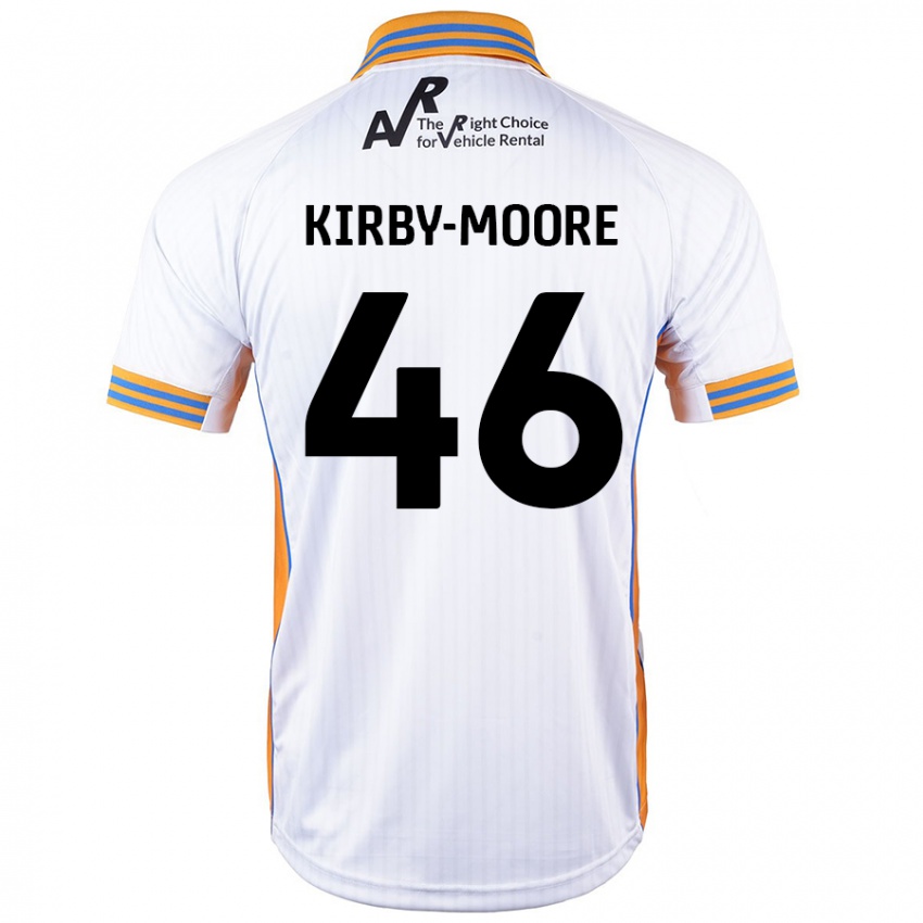 Criança Camisola Harvey Kirby-Moore #46 Branco Alternativa 2024/25 Camisa Brasil