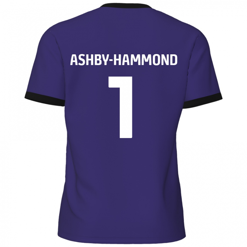 Criança Camisola Taye Ashby-Hammond #1 Roxo Alternativa 2024/25 Camisa Brasil