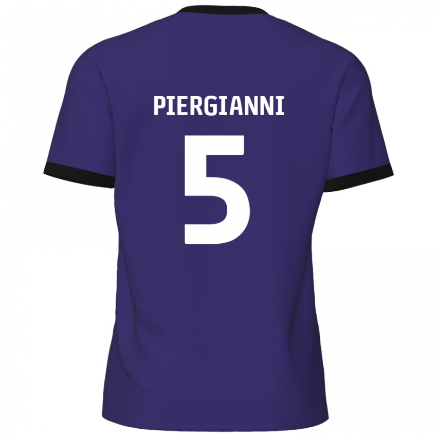 Criança Camisola Carl Piergianni #5 Roxo Alternativa 2024/25 Camisa Brasil