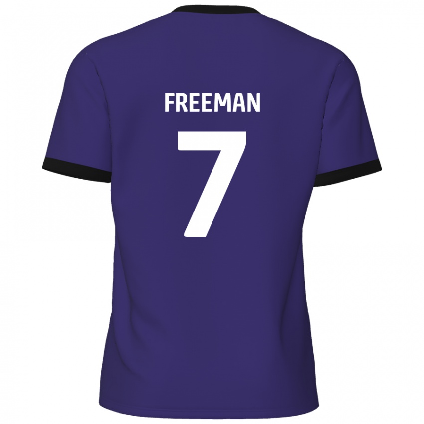 Criança Camisola Nick Freeman #7 Roxo Alternativa 2024/25 Camisa Brasil