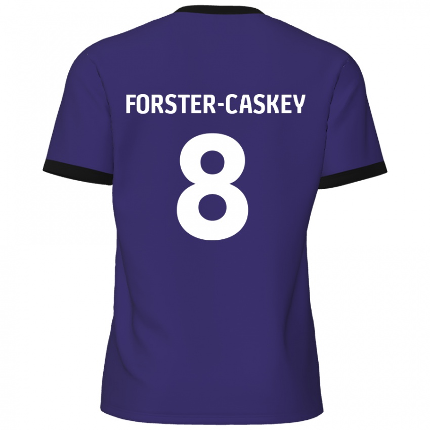 Criança Camisola Jake Forster-Caskey #8 Roxo Alternativa 2024/25 Camisa Brasil