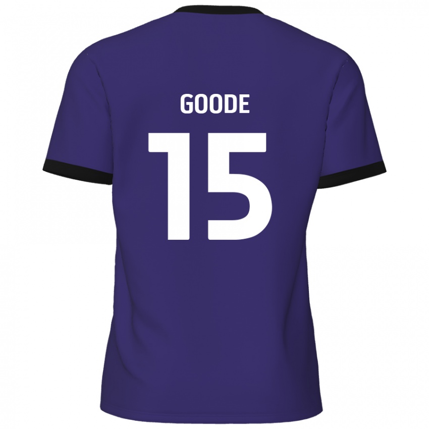 Criança Camisola Charlie Goode #15 Roxo Alternativa 2024/25 Camisa Brasil