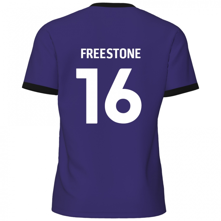 Criança Camisola Lewis Freestone #16 Roxo Alternativa 2024/25 Camisa Brasil