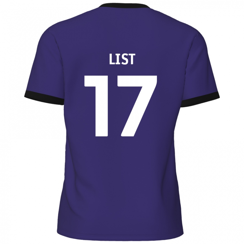 Criança Camisola Elliott List #17 Roxo Alternativa 2024/25 Camisa Brasil