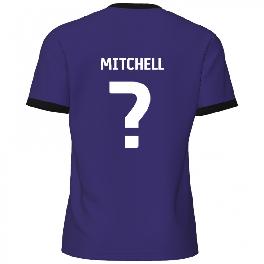 Criança Camisola Rylee Mitchell #0 Roxo Alternativa 2024/25 Camisa Brasil