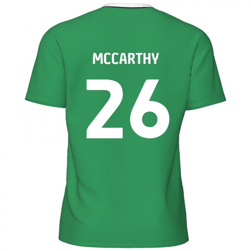 Criança Camisola Jason Mccarthy #26 Listras Brancas Verdes Alternativa 2024/25 Camisa Brasil