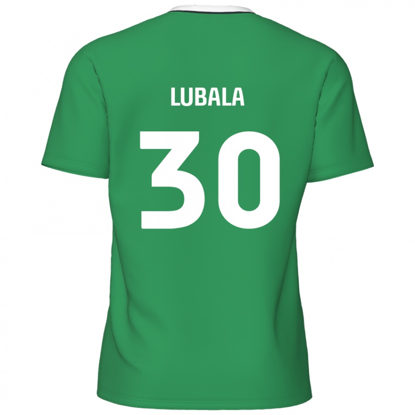 Criança Camisola Bez Lubala #30 Listras Brancas Verdes Alternativa 2024/25 Camisa Brasil