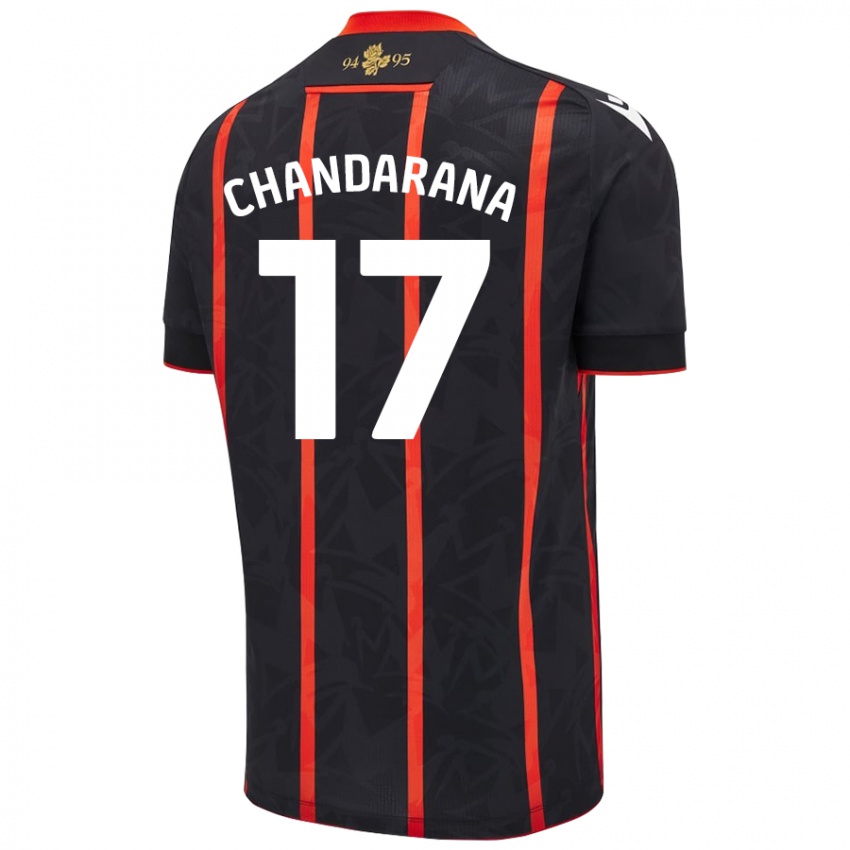 Criança Camisola Millie Chandarana #17 Vermelho Preto Alternativa 2024/25 Camisa Brasil