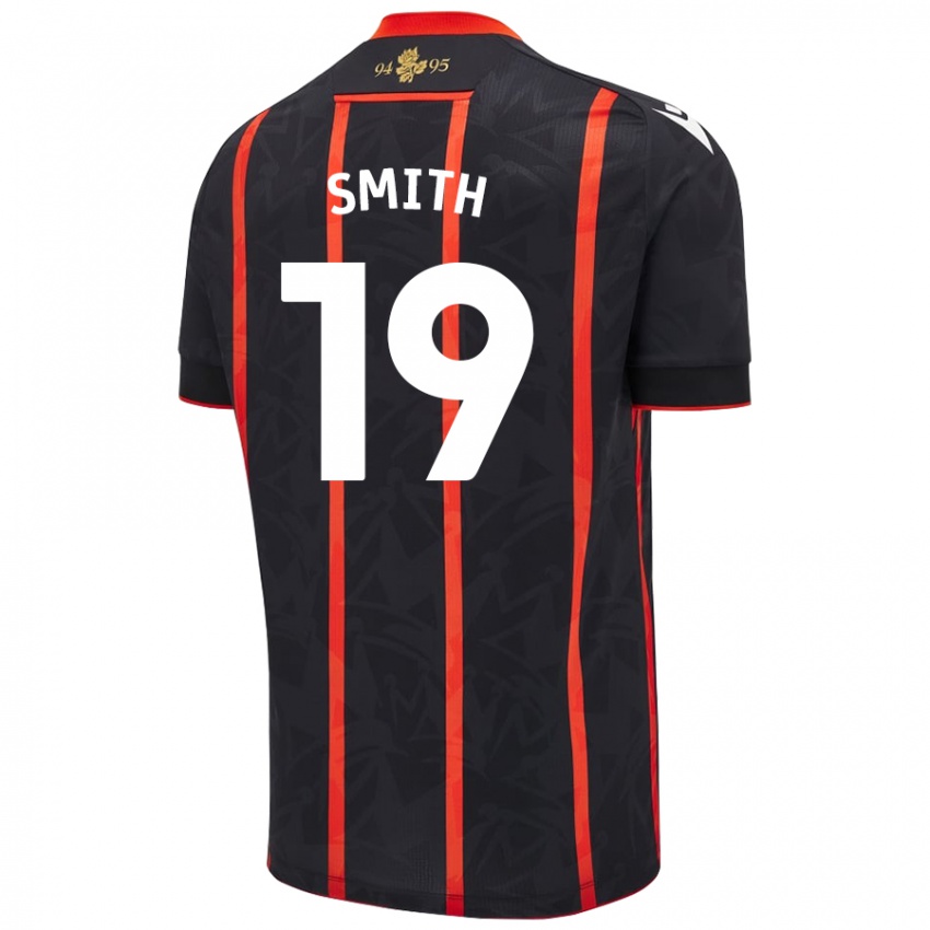 Criança Camisola Evie Smith #19 Vermelho Preto Alternativa 2024/25 Camisa Brasil