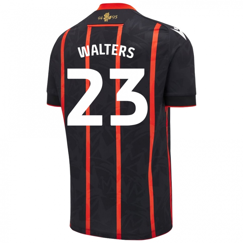 Criança Camisola Georgia Walters #23 Vermelho Preto Alternativa 2024/25 Camisa Brasil