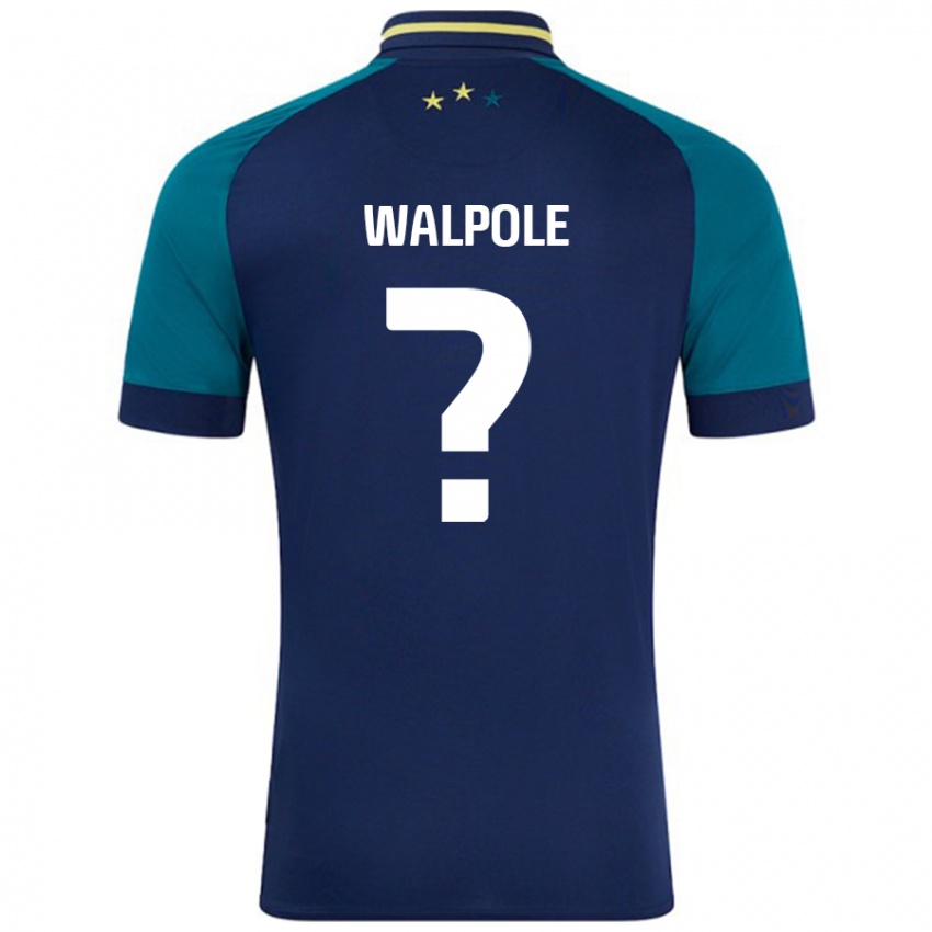 Criança Camisola Alex Walpole #0 Verde Da Marinha Verde Alternativa 2024/25 Camisa Brasil