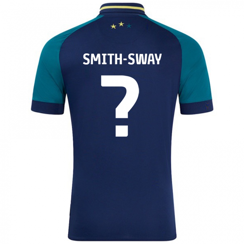 Criança Camisola Jay Smith-Sway #0 Verde Da Marinha Verde Alternativa 2024/25 Camisa Brasil