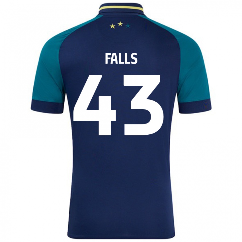 Criança Camisola Conor Falls #43 Verde Da Marinha Verde Alternativa 2024/25 Camisa Brasil