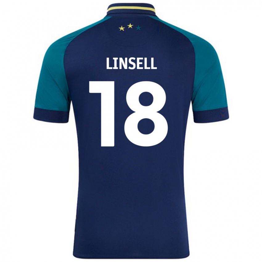 Criança Camisola Alice Linsell #18 Verde Da Marinha Verde Alternativa 2024/25 Camisa Brasil