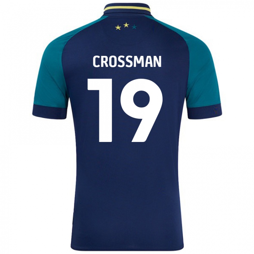 Criança Camisola Paige Crossman #19 Verde Da Marinha Verde Alternativa 2024/25 Camisa Brasil