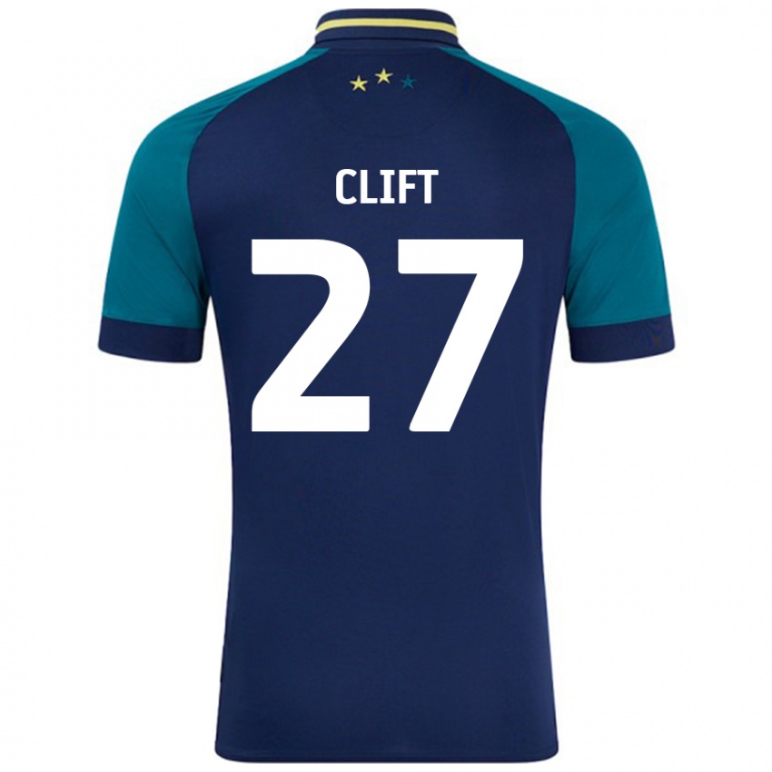 Criança Camisola Cassidy Clift #27 Verde Da Marinha Verde Alternativa 2024/25 Camisa Brasil