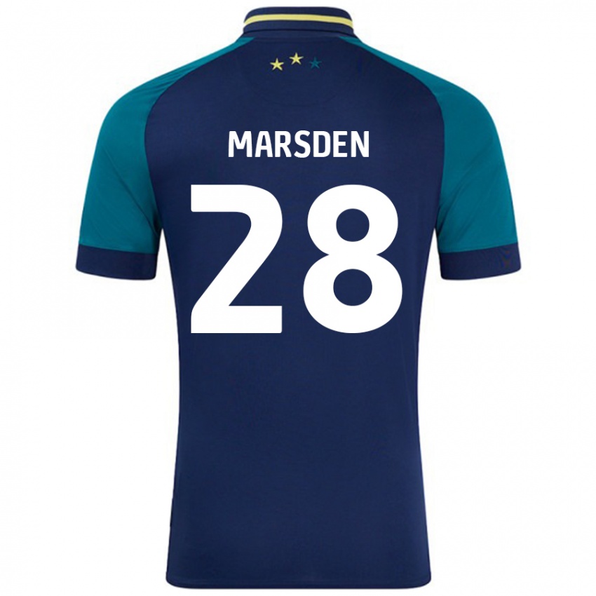 Criança Camisola Brooke Marsden #28 Verde Da Marinha Verde Alternativa 2024/25 Camisa Brasil