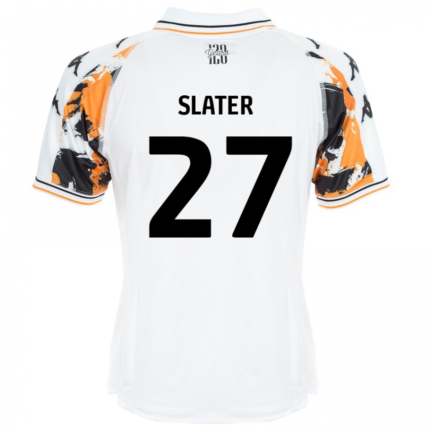 Criança Camisola Regan Slater #27 Branco Alternativa 2024/25 Camisa Brasil