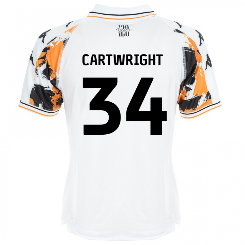 Criança Camisola Harvey Cartwright #34 Branco Alternativa 2024/25 Camisa Brasil