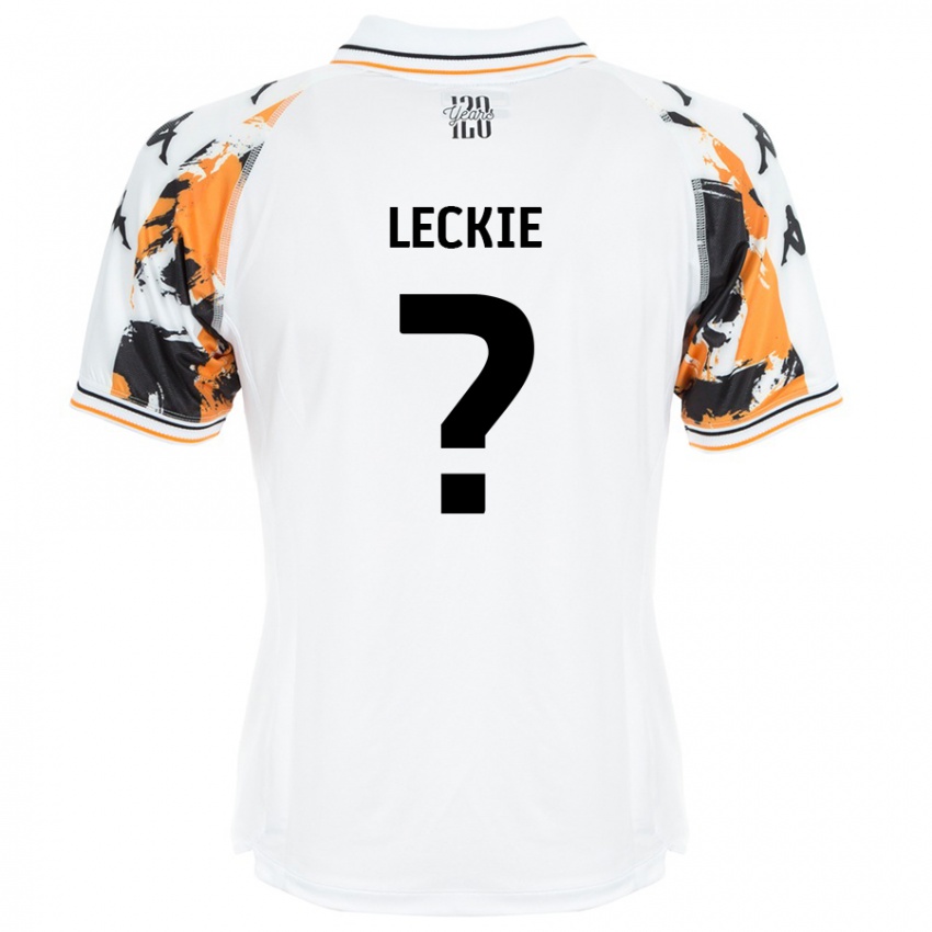 Criança Camisola Jack Leckie #0 Branco Alternativa 2024/25 Camisa Brasil