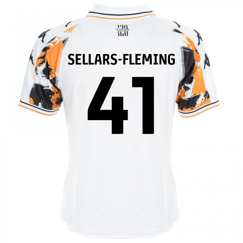 Criança Camisola Tyrell Sellars-Fleming #41 Branco Alternativa 2024/25 Camisa Brasil