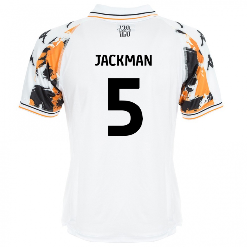 Criança Camisola Ellice Jackman #5 Branco Alternativa 2024/25 Camisa Brasil